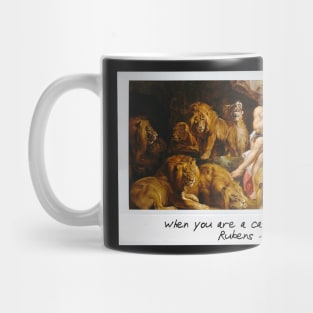 rubens - cat person meme Mug